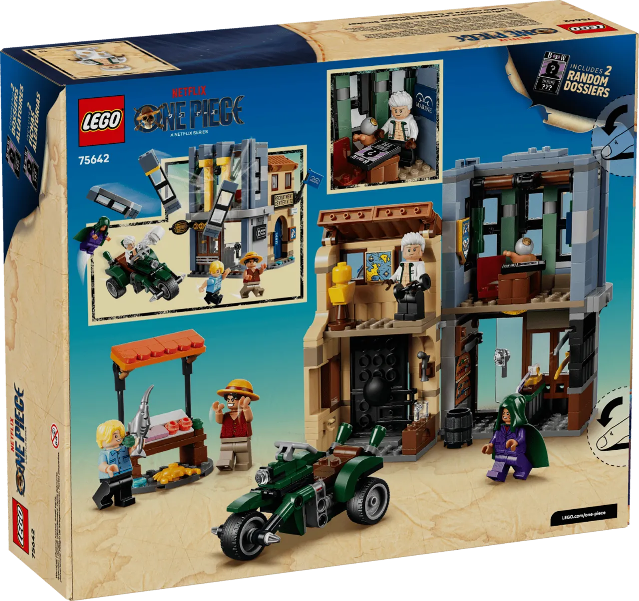 Showdown with Captain Smoker, Lego One Piece Collection 547 Pieces, 75642