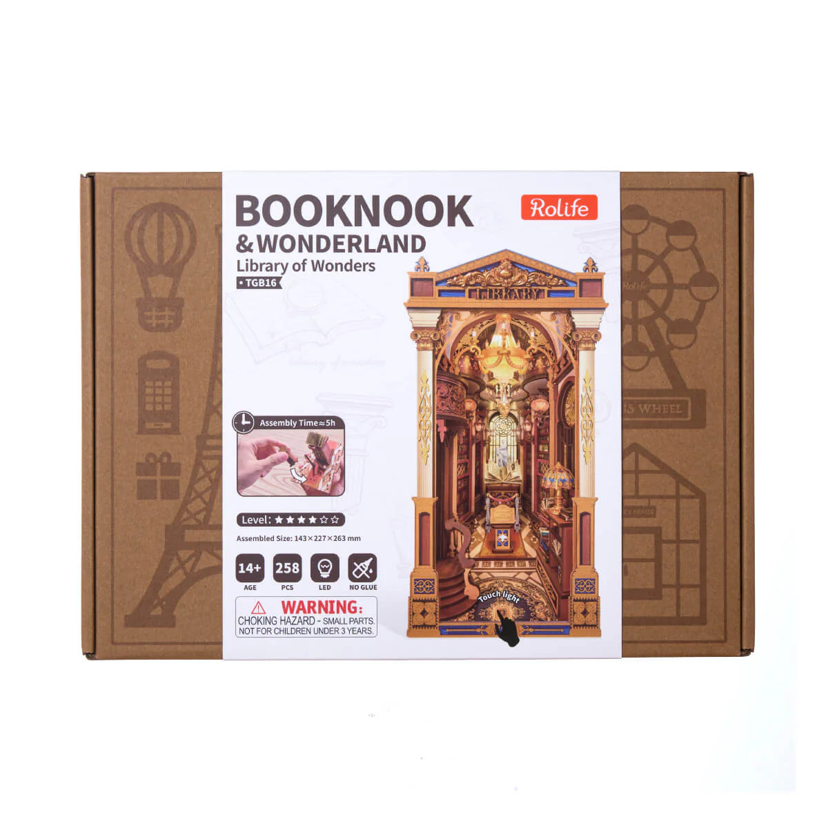 DIY Book Nook: Library of Wonders TGB16, Rolife