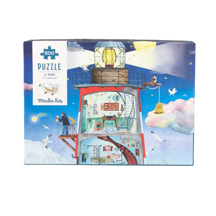 Lighthouse puzzle (500 pcs): Le Jardin du Moulin, Moulin Roty