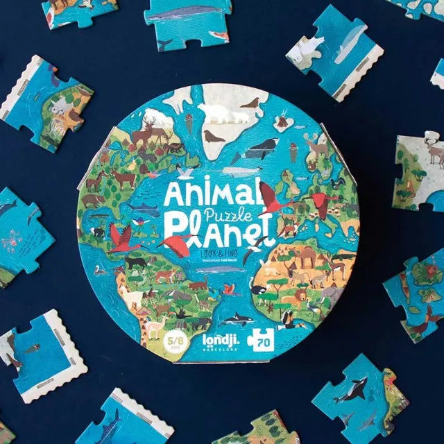 Look & find puzzle: Animal planet 70 pcs, LONDJI
