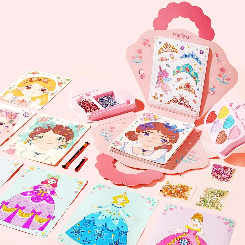 3-in-1 Dress Up Game Set - Princess Fantasy Makeup, Mideer