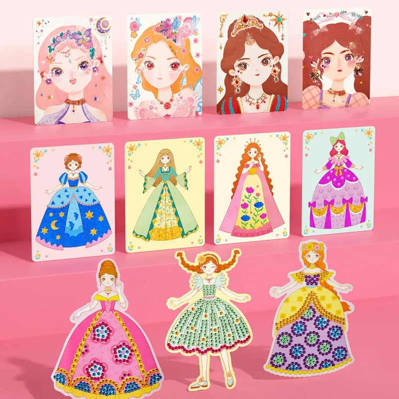 3-in-1 Dress Up Game Set - Princess Fantasy Makeup, Mideer