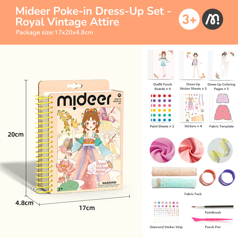 Poke-in Dress-Up Set - Royal Vintage Attire, Mideer