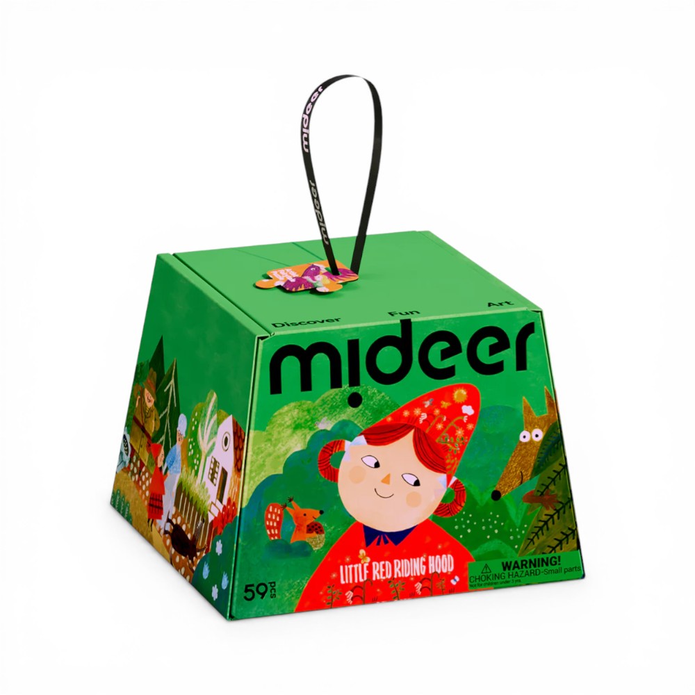Artist Fairytale Puzzle: Little Red Riding Hood 59 pcs, Mideer