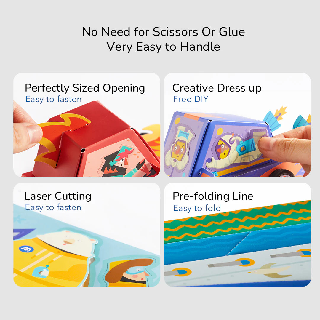 Paper Craft Workshop: Racing Car, Mideer