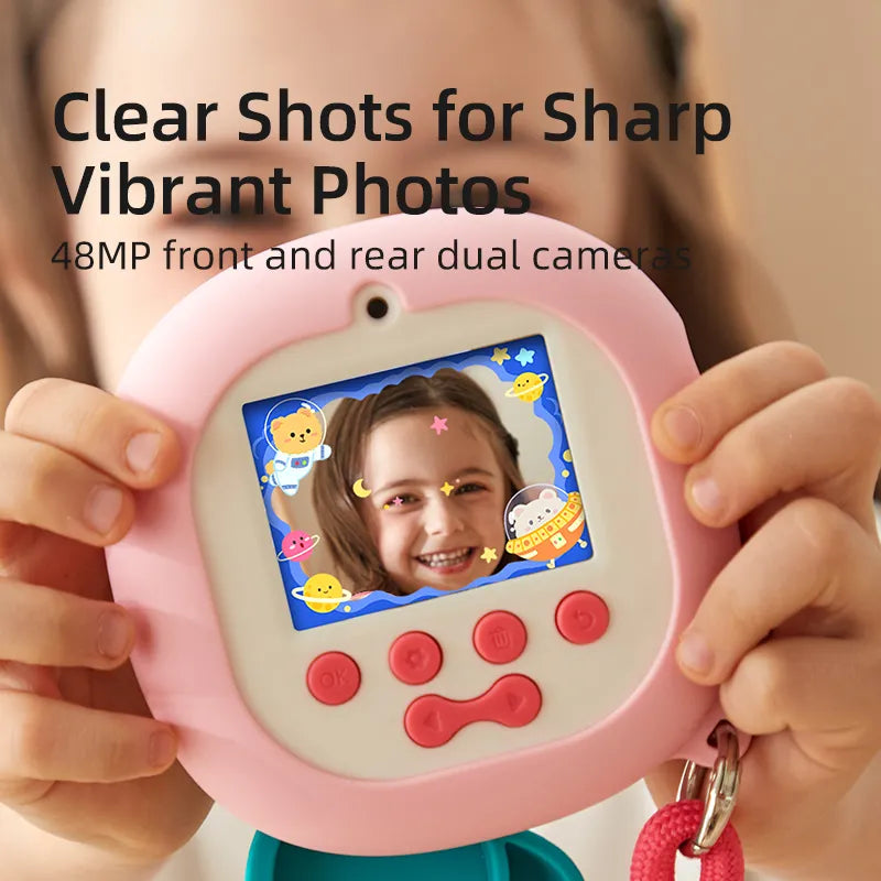 Kids Camera: Say Cheese (Green and Pink), Mideer