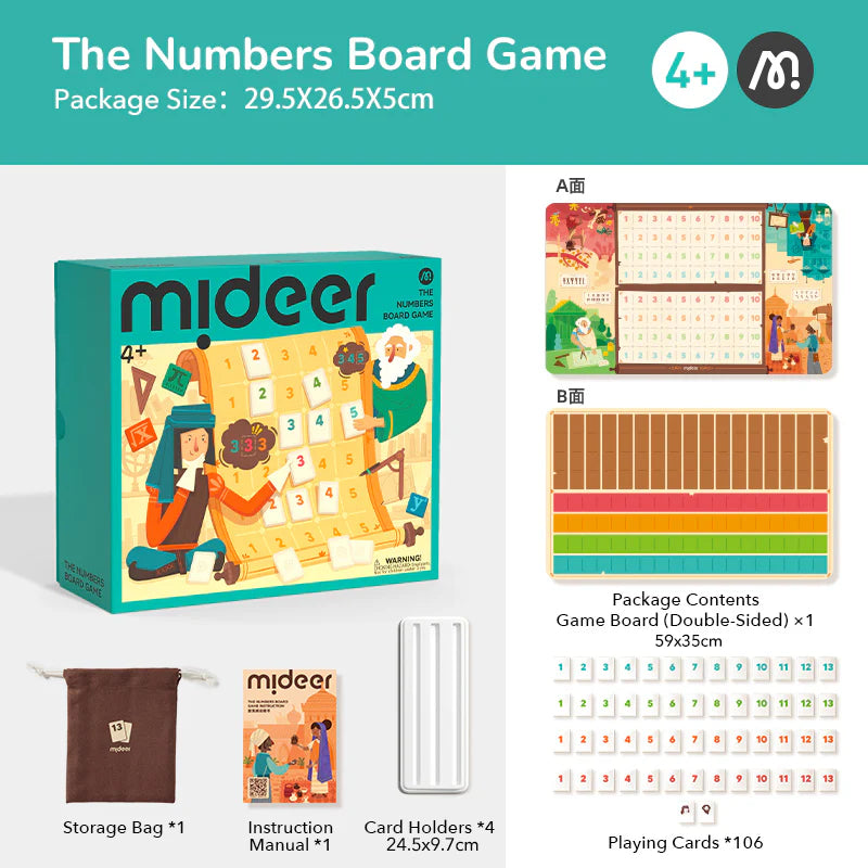 Board Game: The Numbers, Mideer