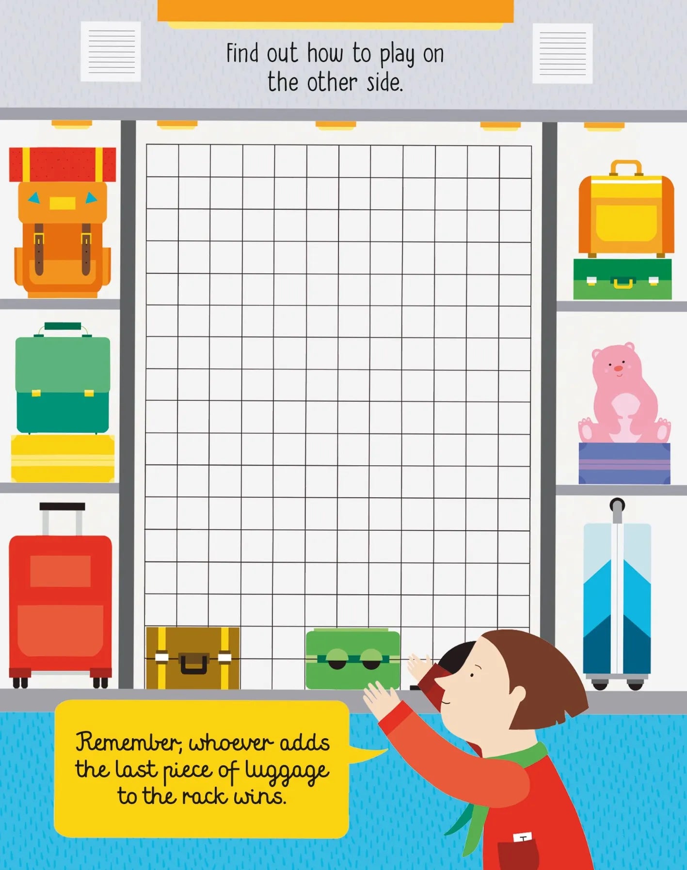 Never Get Bored on a Train: Puzzles and Games book, Usborne