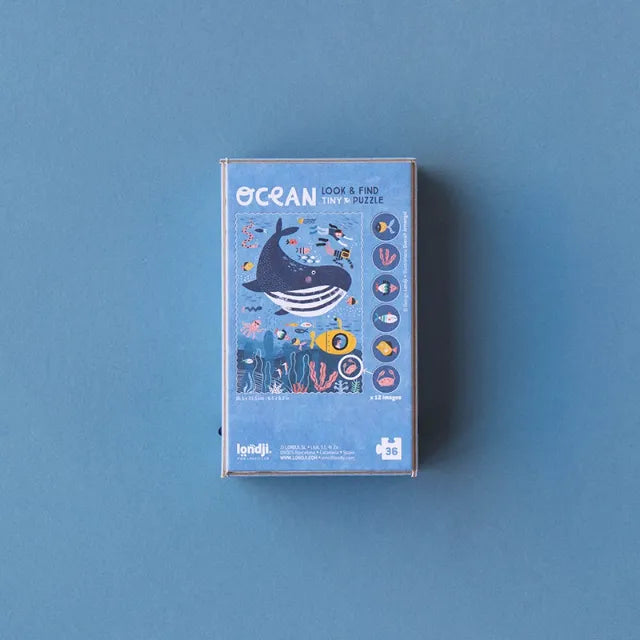 Ocean: 36 Pieces, Look & Find Tiny Puzzle for Kids 3+