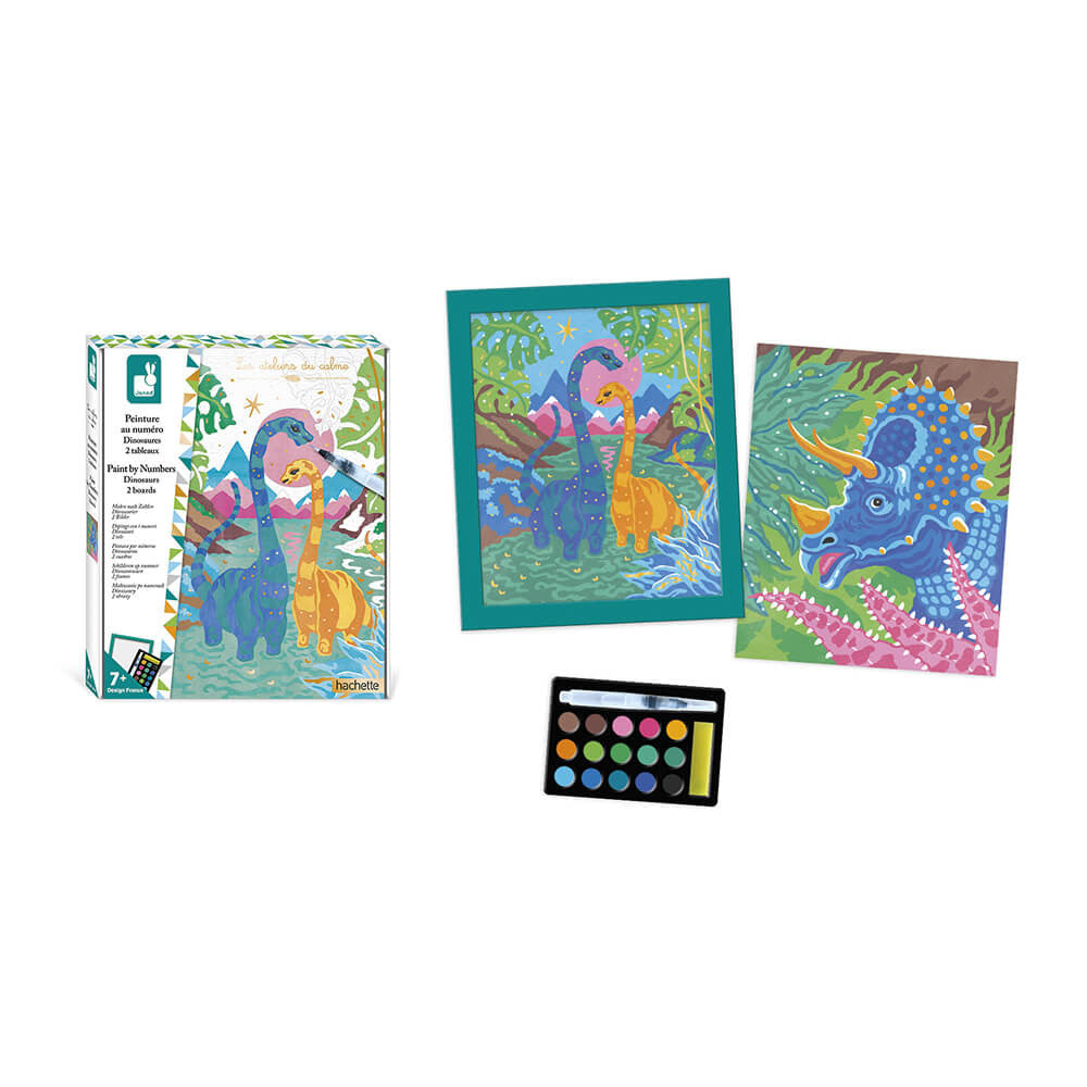 Paint By Numbers Dinosaurs, Janod