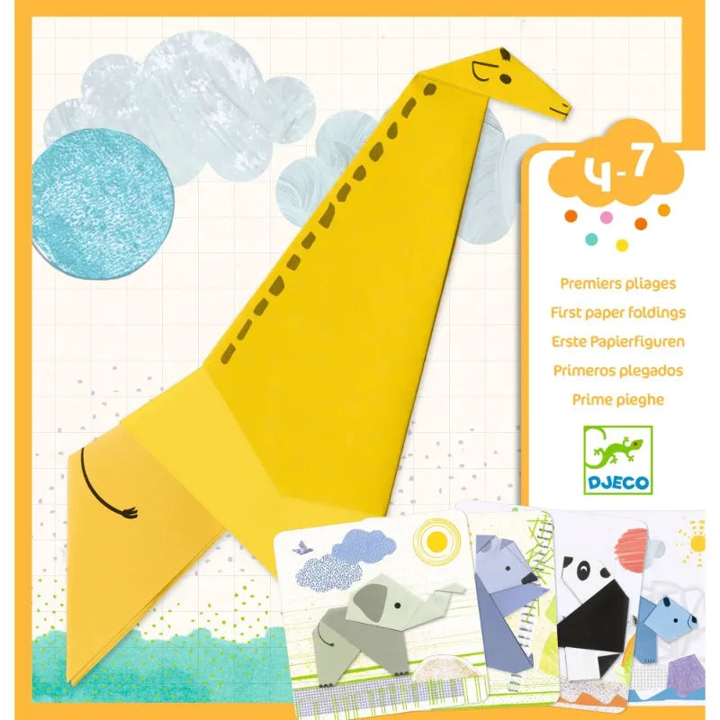 Origami construction: Giraffe, Djeco