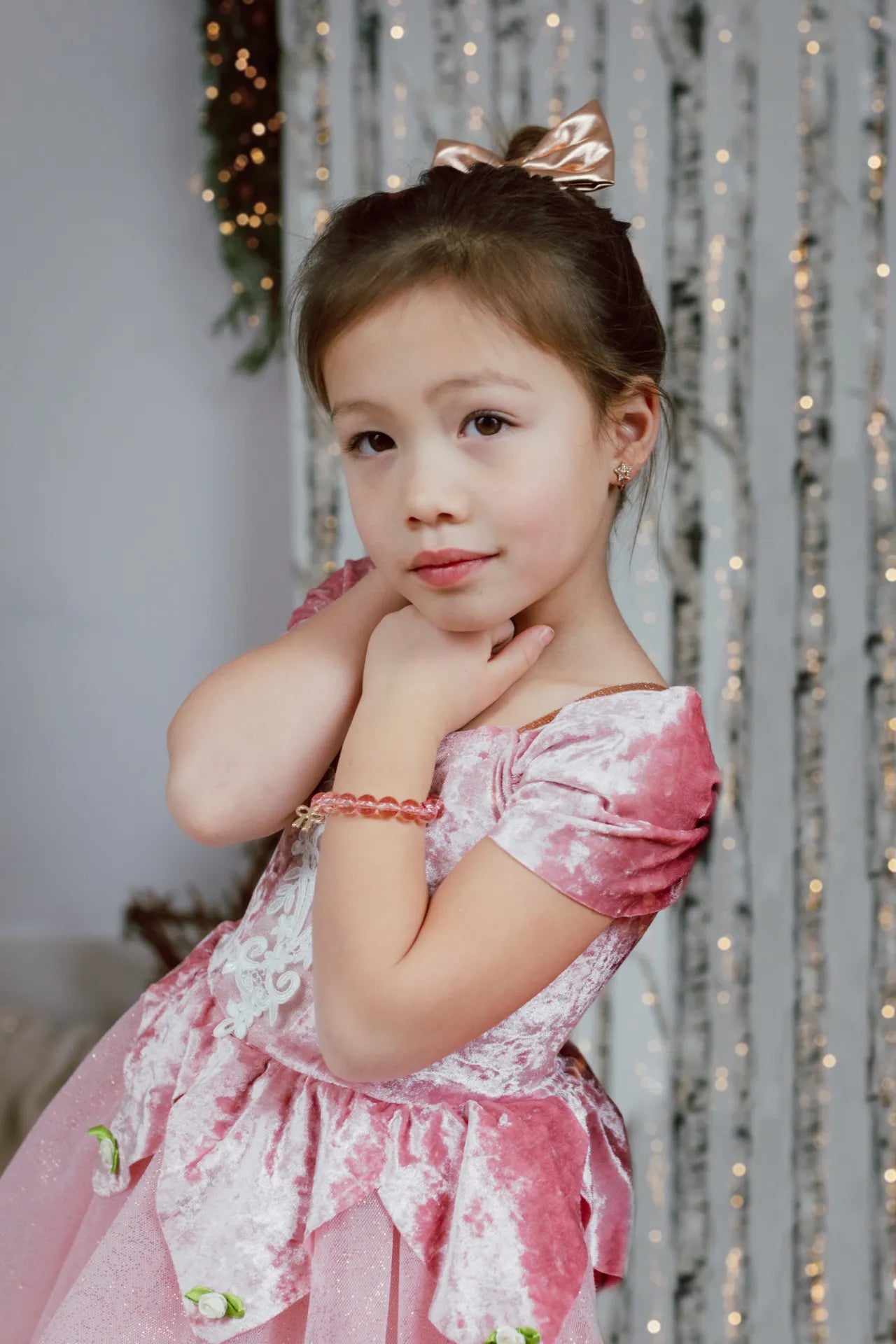 Precious Bows, Holiday Bracelet For Kids 3+