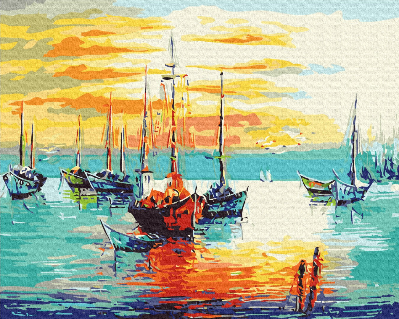 Solar pier Paint by Numbers, Brushme