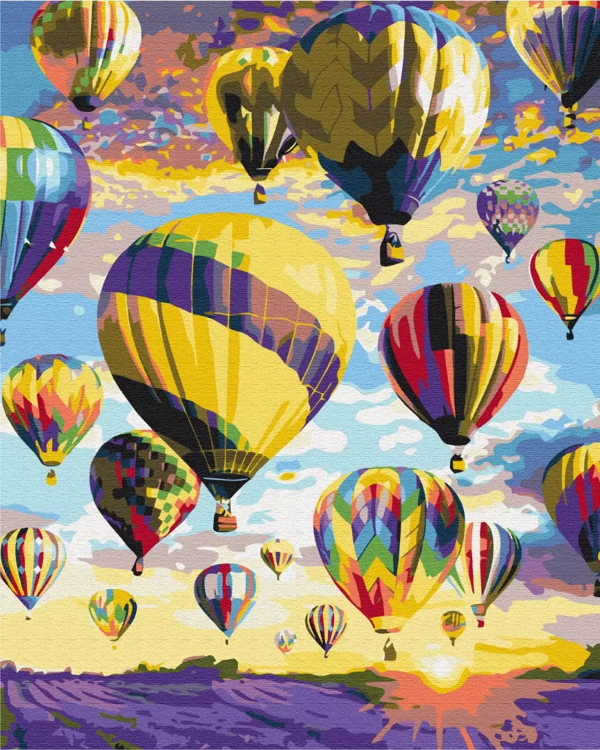 Dreams in the sky Paint by Numbers, Brushme