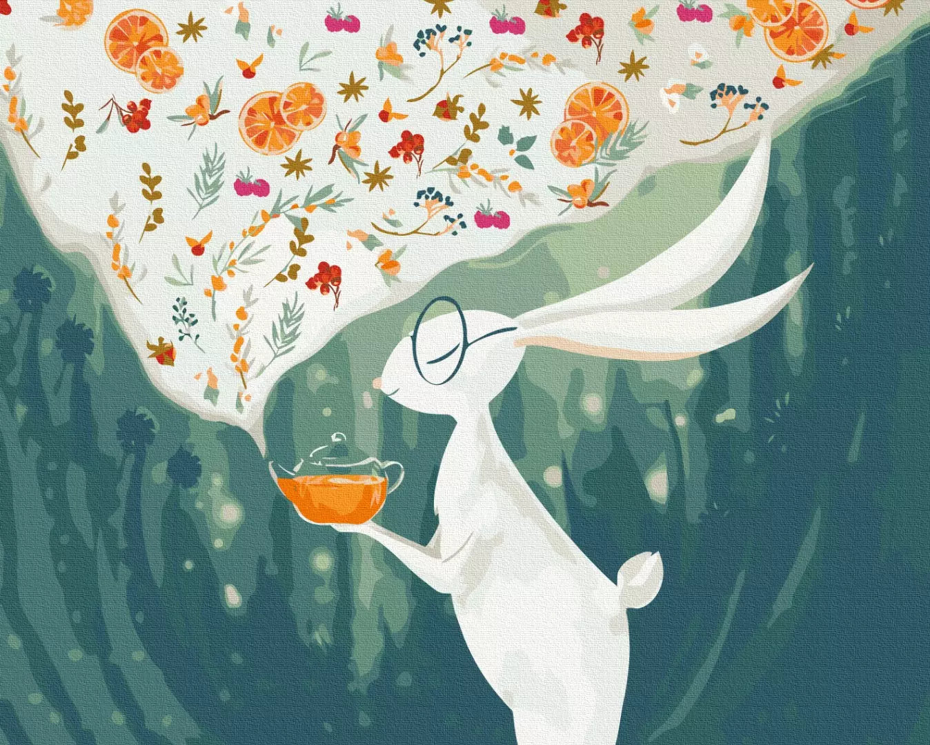 Field tea ceremony Paint by Numbers, Brushme