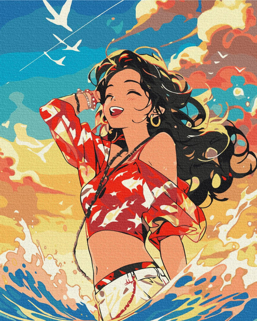 In the rhythm of the waves Paint by Numbers, Brushme