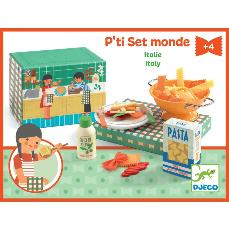 P'ti Set Italy, Pretend Play Toy For Kids 4+