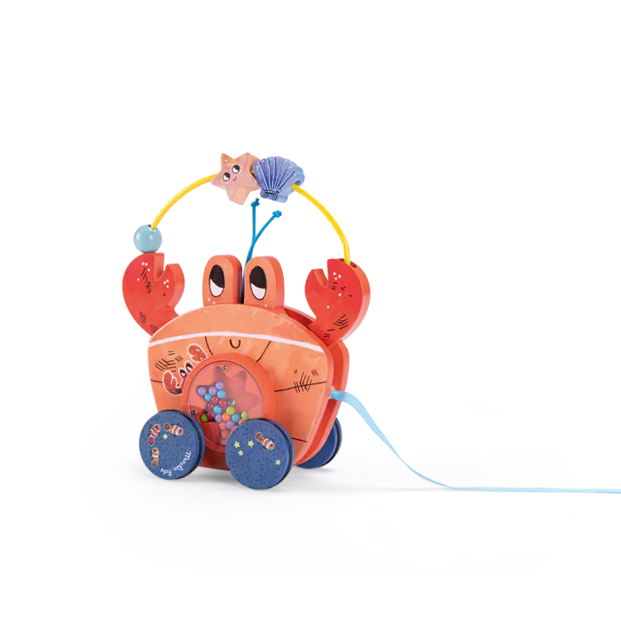 Pull-along crab: Les Aventures de Paulie, Moulin Roty