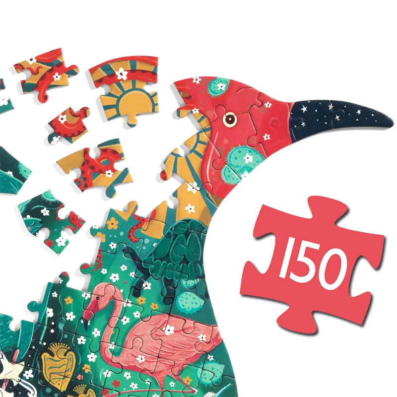 Puzzle 5+: Penguin 150 Pieces, Djeco
