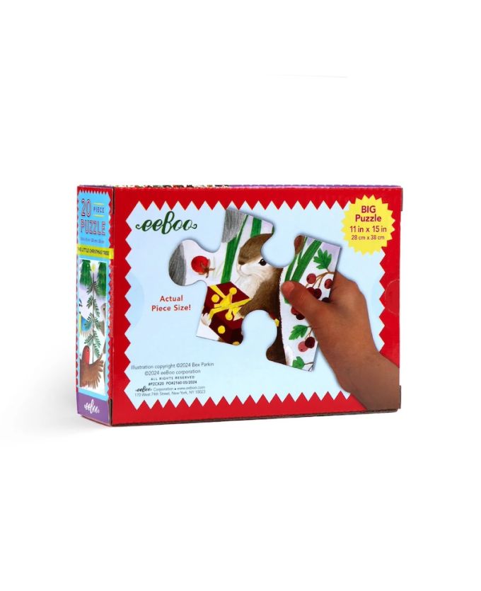 EEBOO PUZZLE THE LITTLE CHRISTMAS TREE 20 PCS