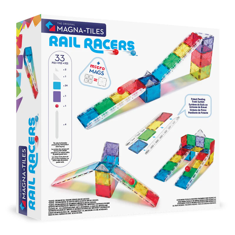 Rail Racers 33 Set, Magna-Tiles