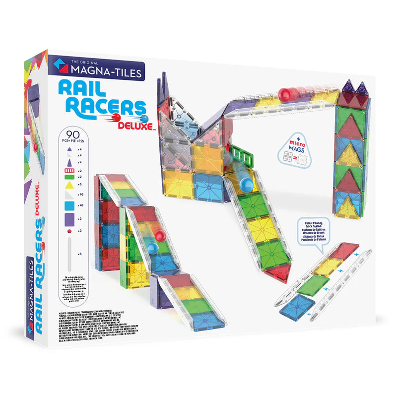 Rail Racers Deluxe 90 Set Magna-Tiles