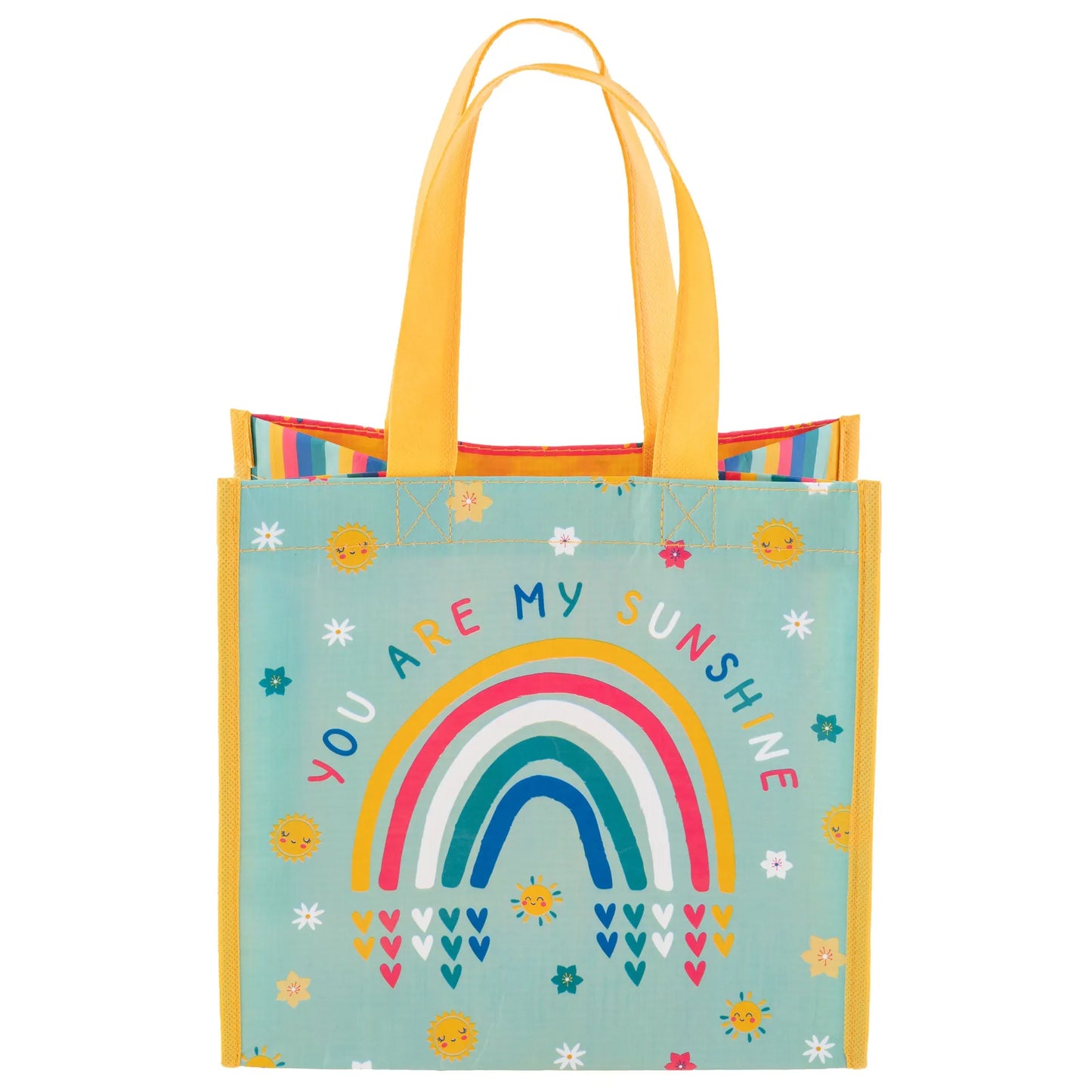 Recycled Gift Bag You Are My Sunshine: Reusable Gift Bag with Handles. For Kids 3+
