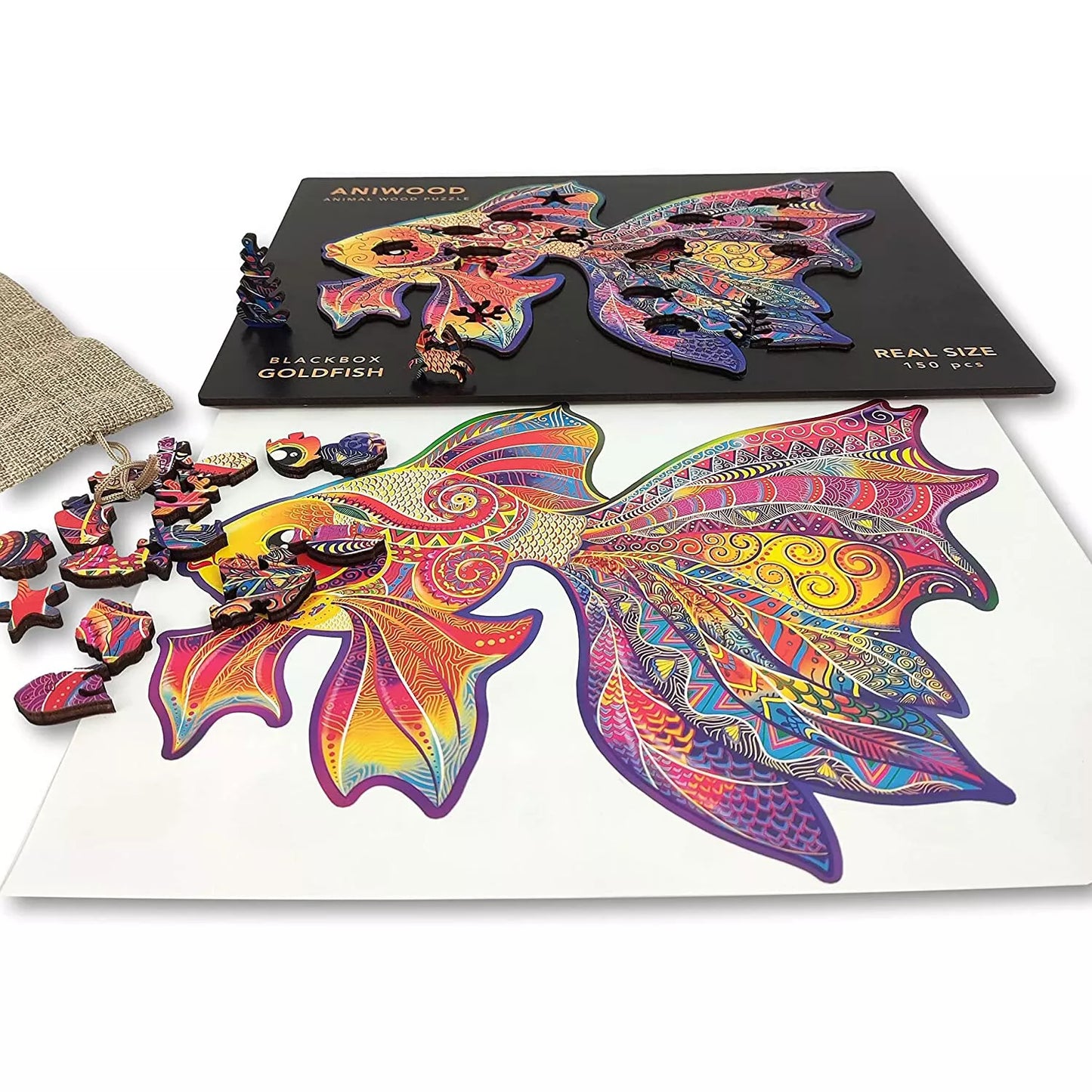Puzzle Aniwood Golden Fish M