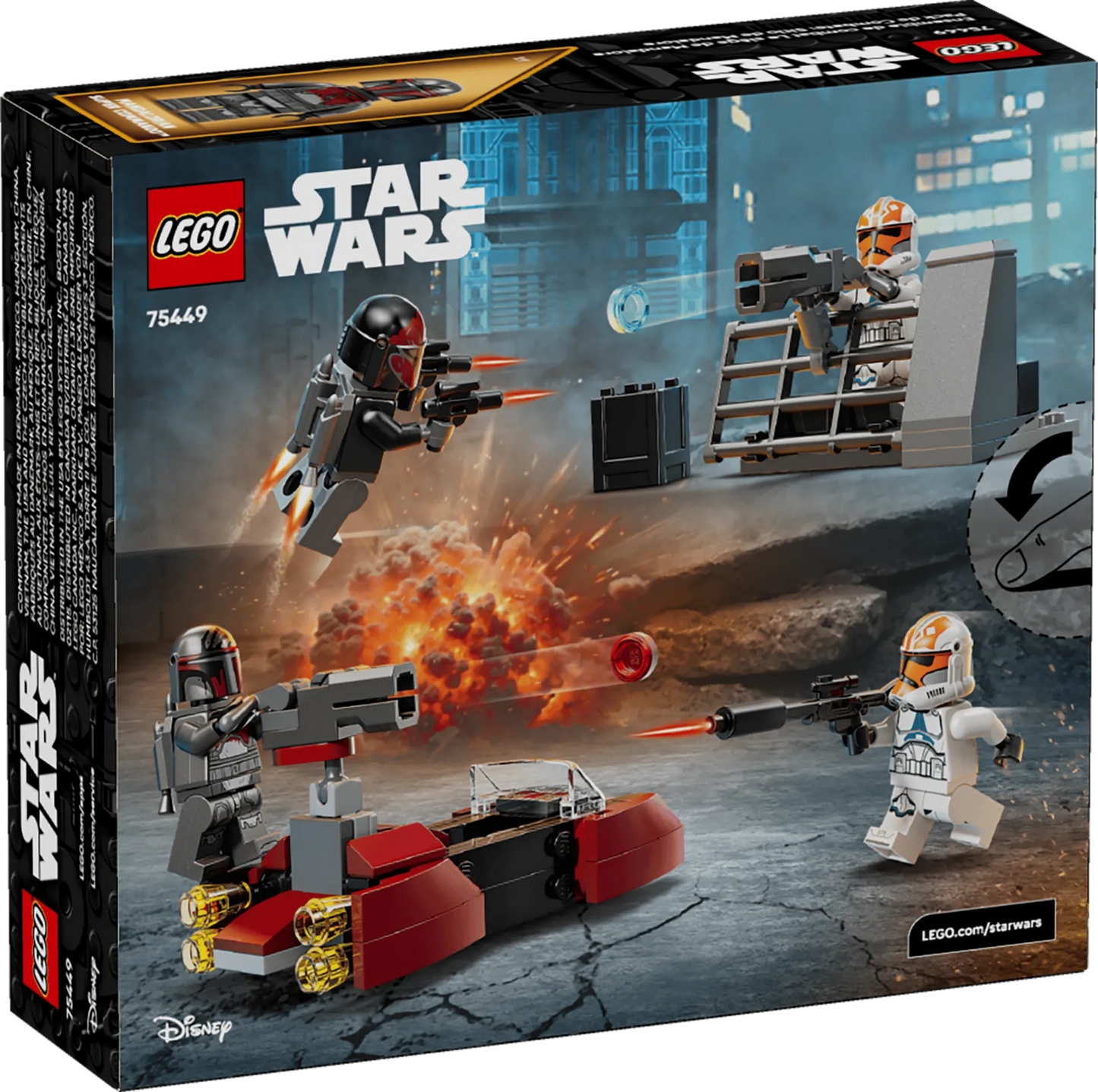Siege of Mandalore Battle Pack 75449, Lego Star Wars