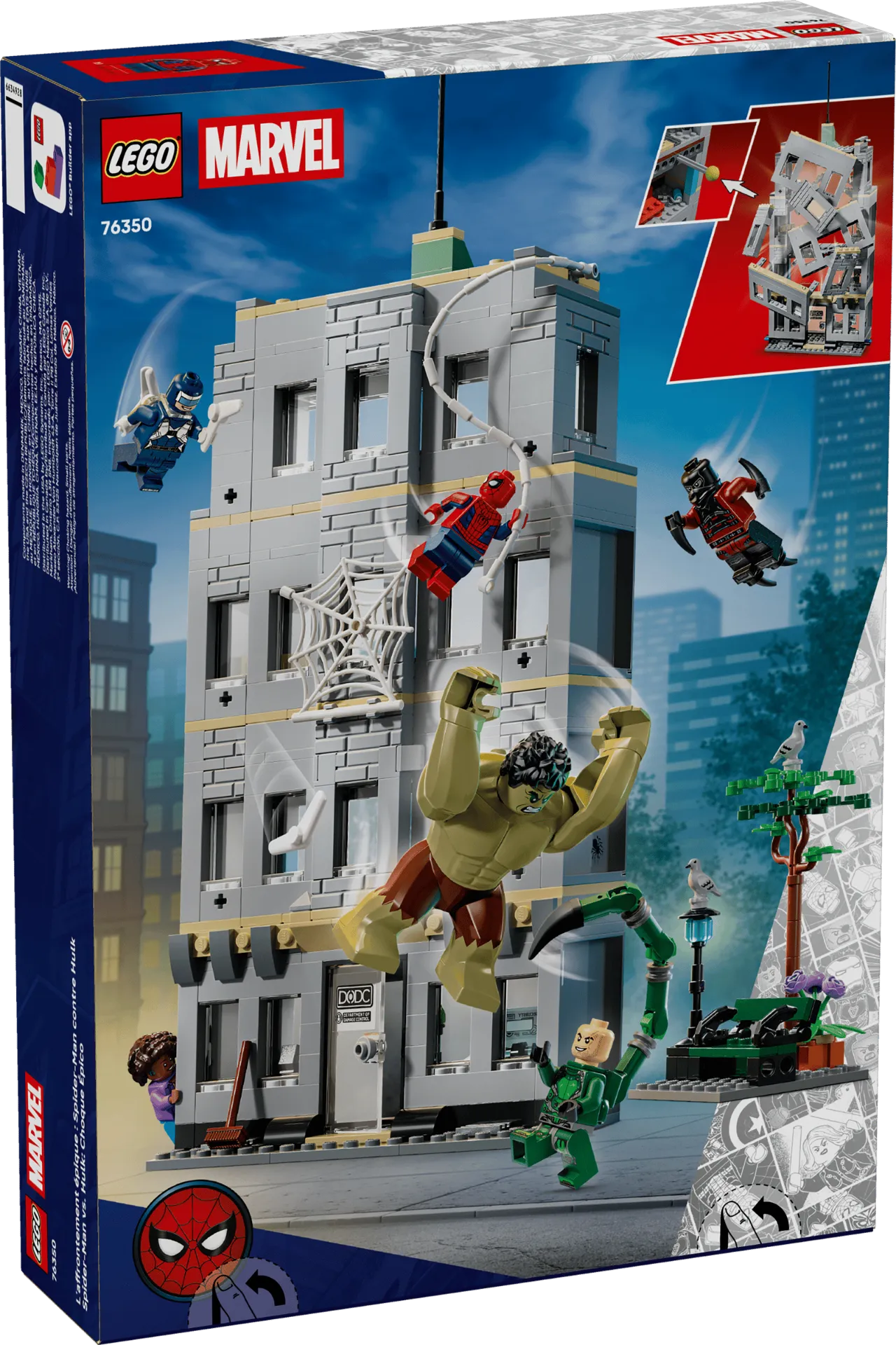 Spider-Man vs. Hulk Epic Clash 76350, Lego Marvel