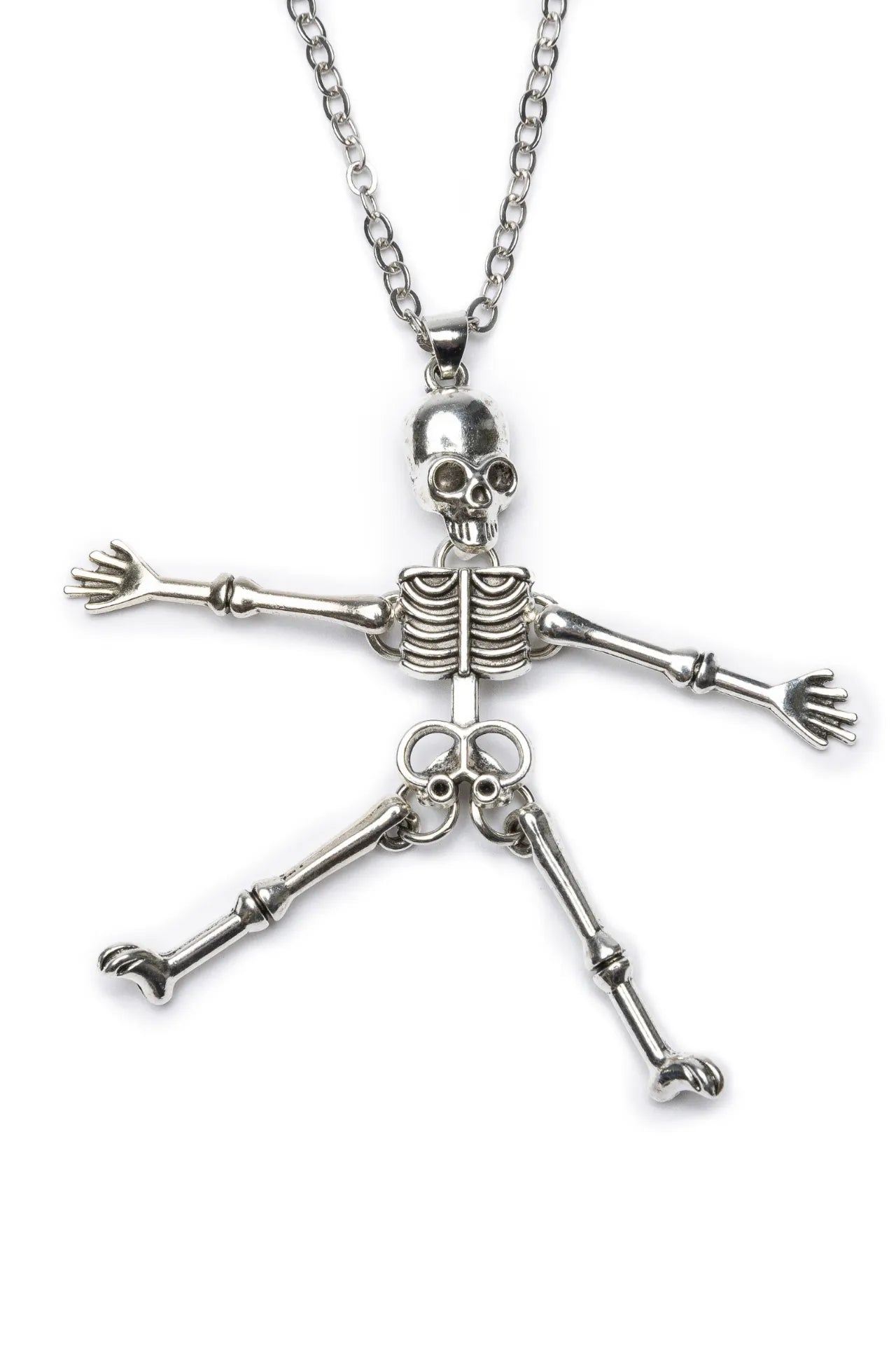 Spooky Scary Skeleton, Halloween Necklace For Kids 3+