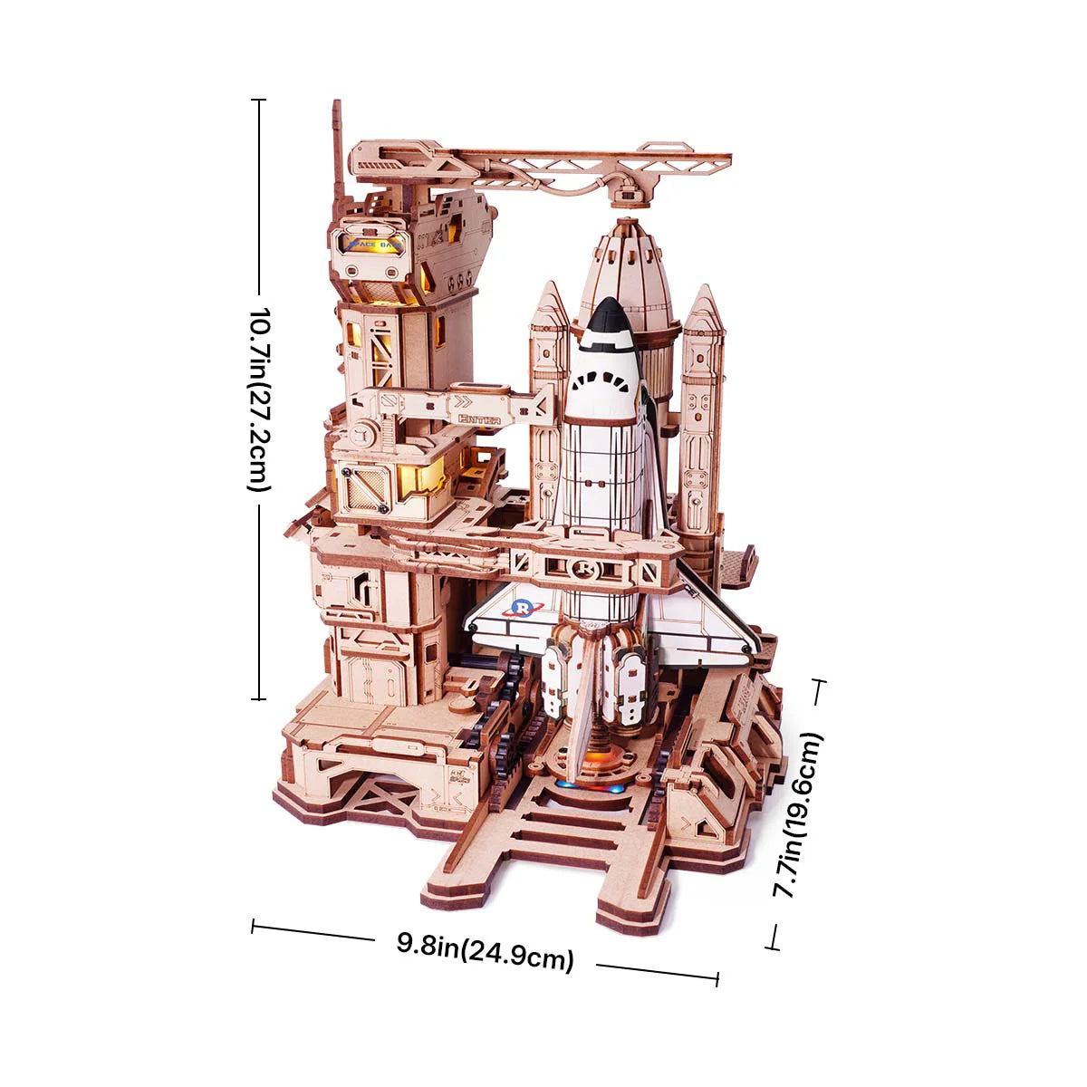 3D Wooden Puzzle: Space Shuttle LKA02, ROKR