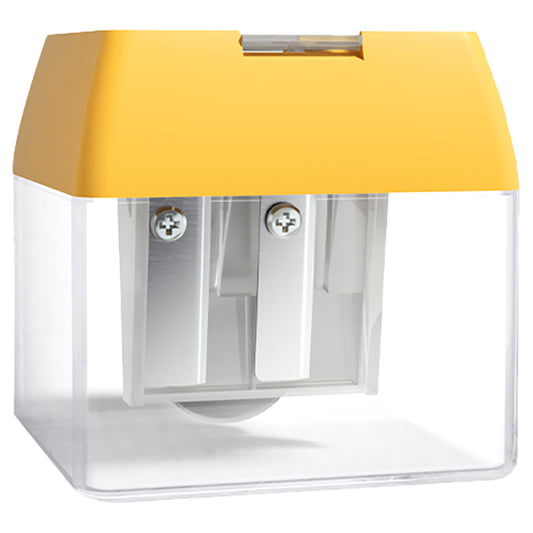 Three-hole Pencil Sharpener - Turmeric Yellow