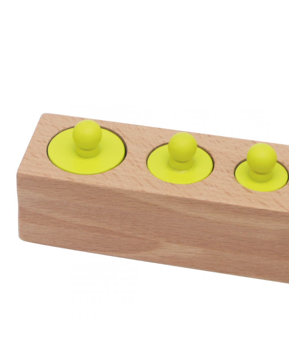 Volumetric Wooden Cylinders Size Sorting Game, Andreu Toys