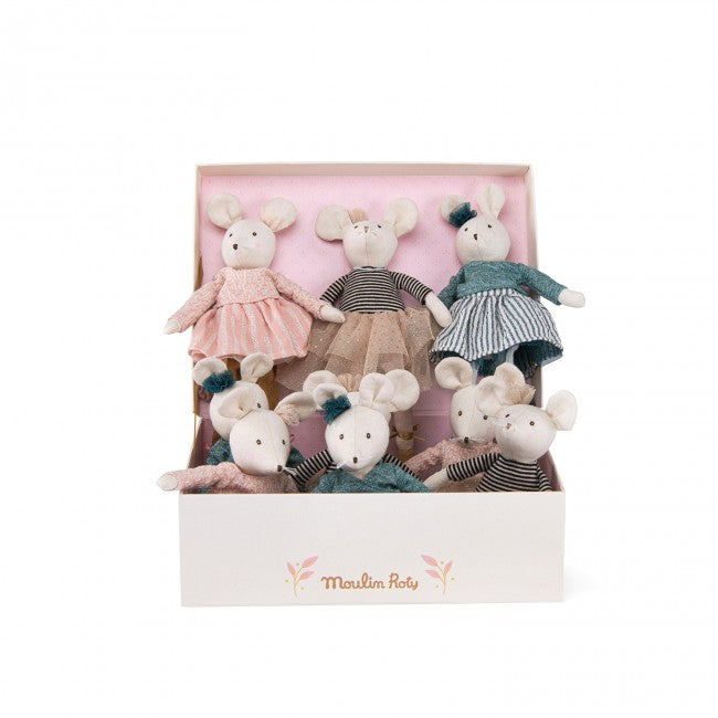 Mouse Doll 1 Piece, La Petite Ecole de Danse, Plush Toy for Kids 1+, Choose 1 of 3 Designs