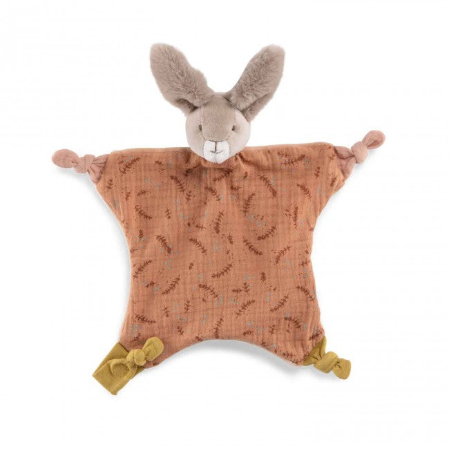 Clay rabbit comforter Trois Petits Lapins, Moulin Roty