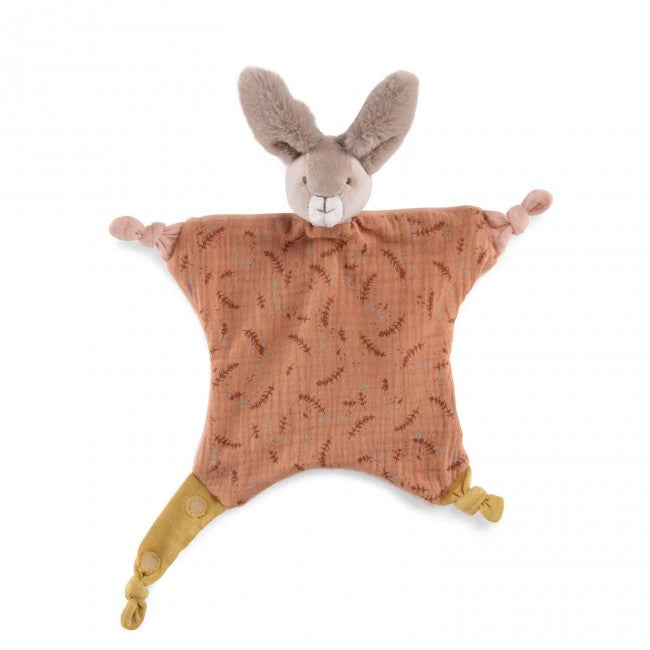 Clay rabbit comforter Trois Petits Lapins, Moulin Roty