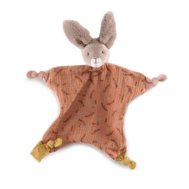 Clay rabbit comforter Trois Petits Lapins, Moulin Roty