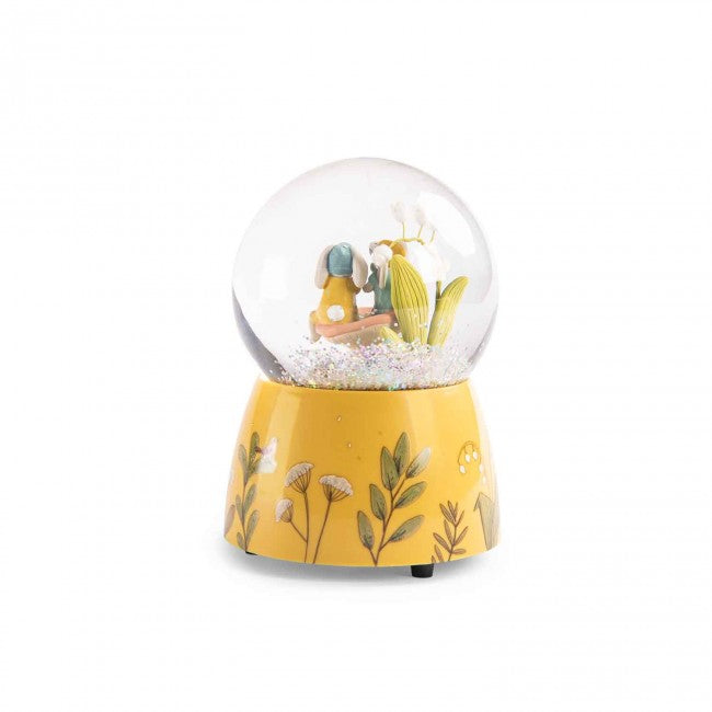 Musical snow globe Trois Petits Lapins, Moulin Roty