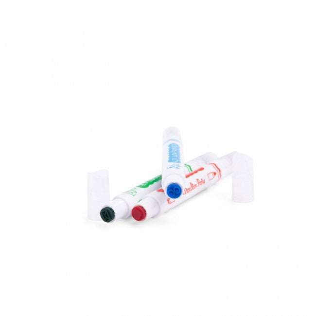 8 stamp felt pens 2-in-1 Les Loufoques, Moulin Roty