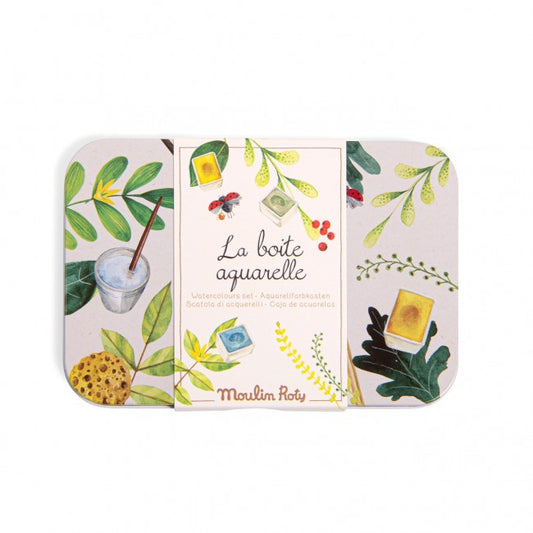 Watercolour set Le jardin du moulin, Moulin Roty