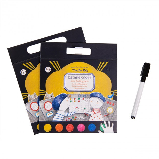 Magnetic code-breaking game Aujourd'hui c'est mercredi, Moulin Roty