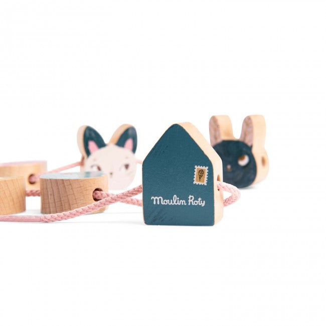Lacing bead set Après la Pluie, Moulin Roty