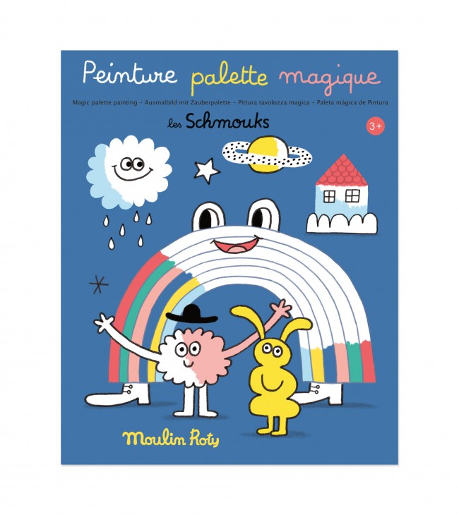 Magic palette painting Les Schmouks, Moulin Roty