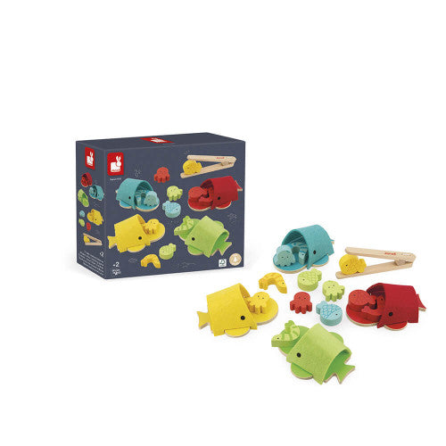 WHALES COLOUR MATCHING GAME Janod