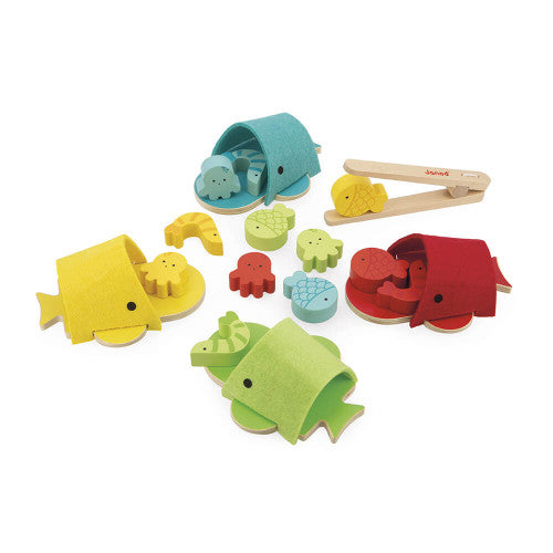 WHALES COLOUR MATCHING GAME Janod