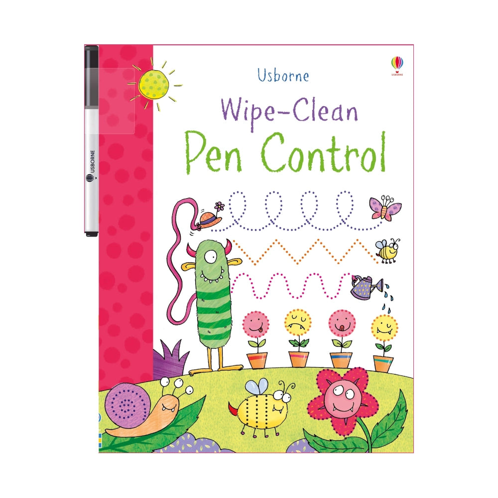 Wipe-Clean Pen Control book, Usborne