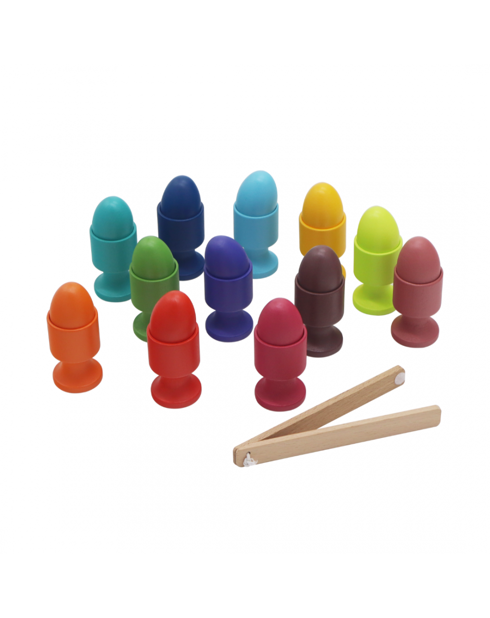 Wooden Cups and Eggs, Andreu Toys