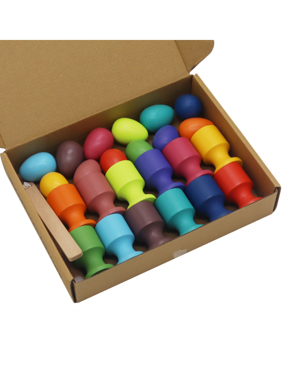Wooden Cups and Eggs, Andreu Toys