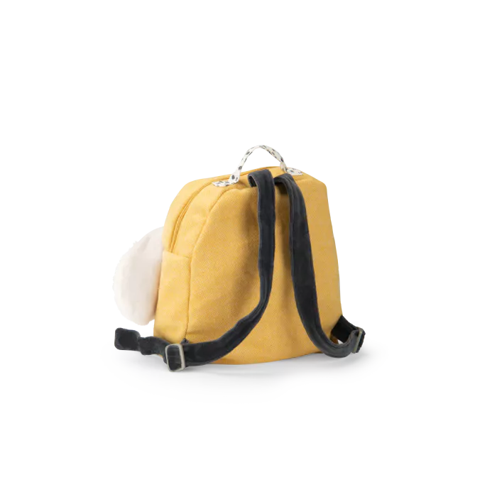 Yellow dog backpack: Puce & Pilou, Moulin Roty